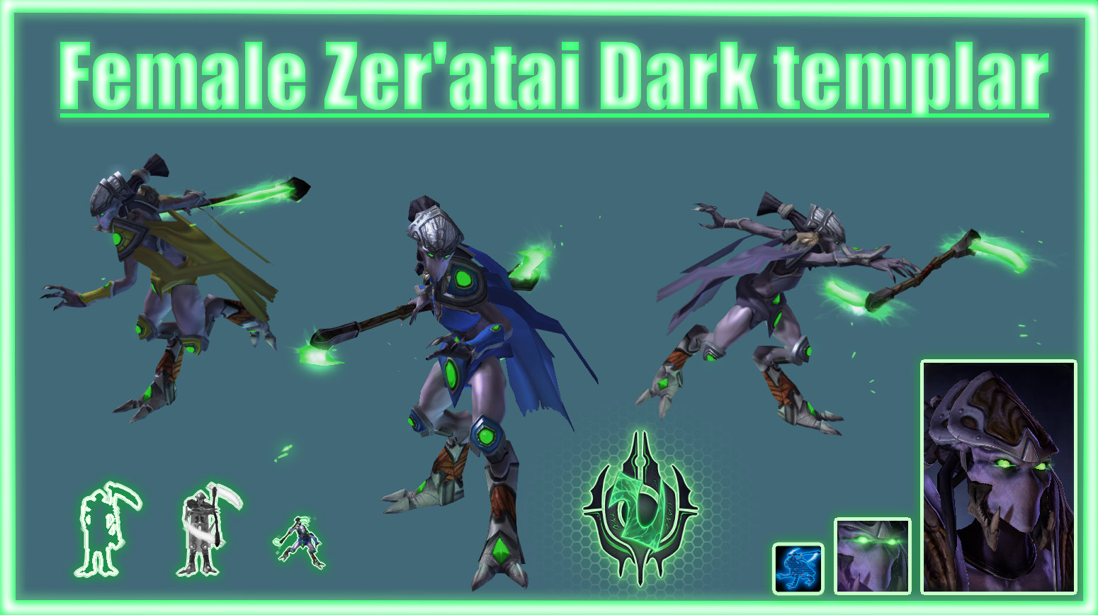 Female Zer'atai Dark Templar