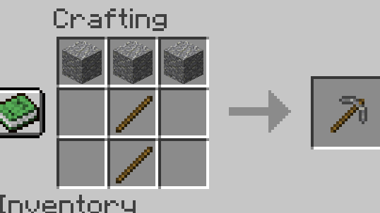 Andesite Pick Recipe