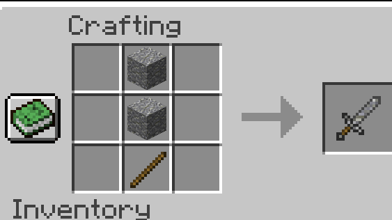 Andesite Sword Recipe