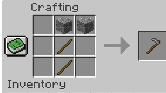 Andesite Hoe Recipe