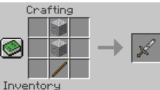 Diorite Sword Recipe