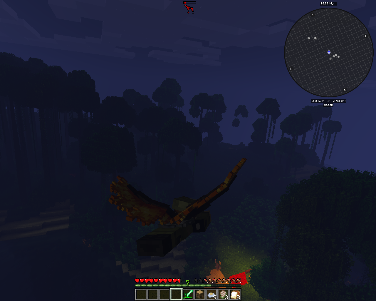 Flying around