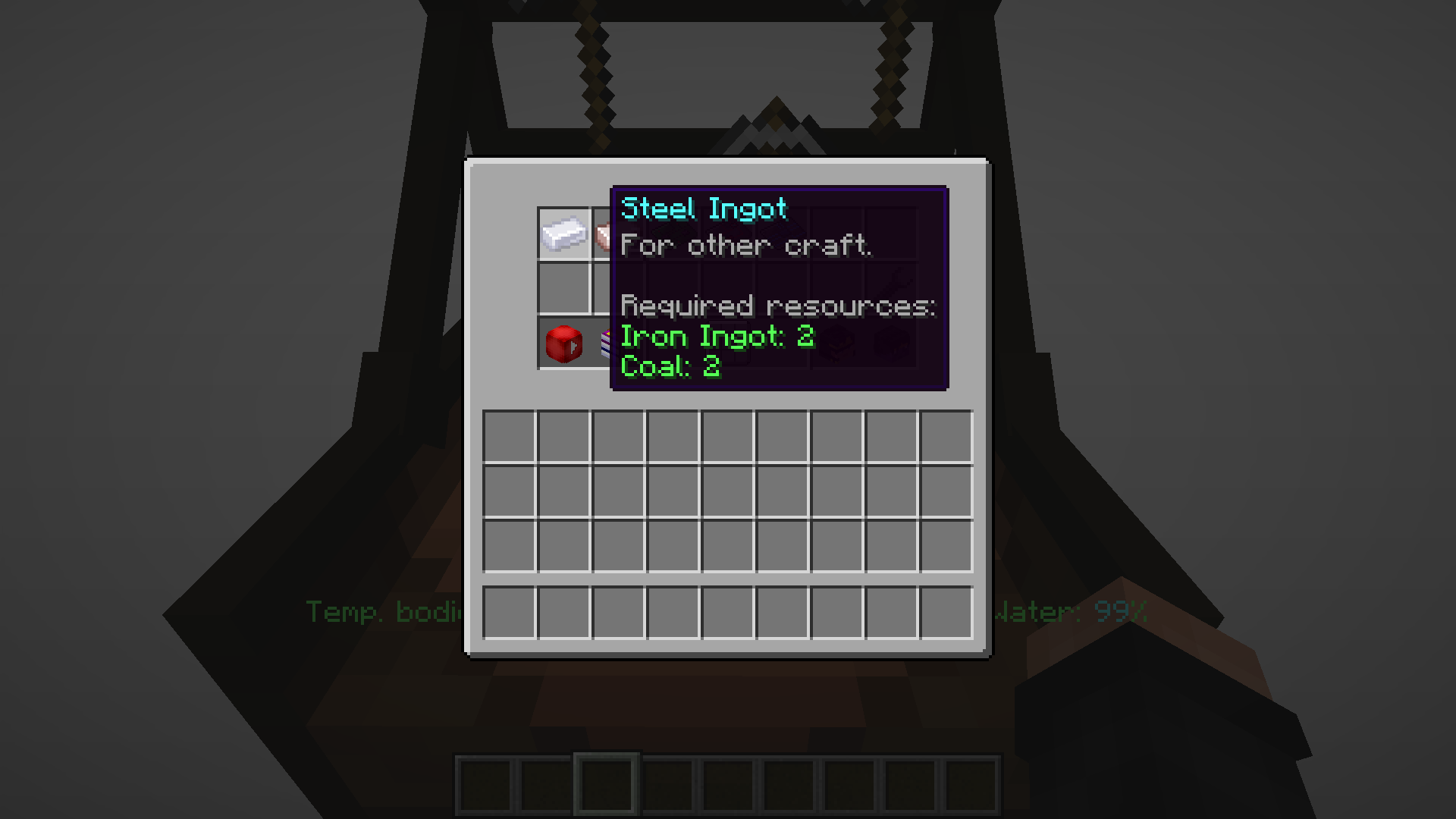 Crafting Table GUI