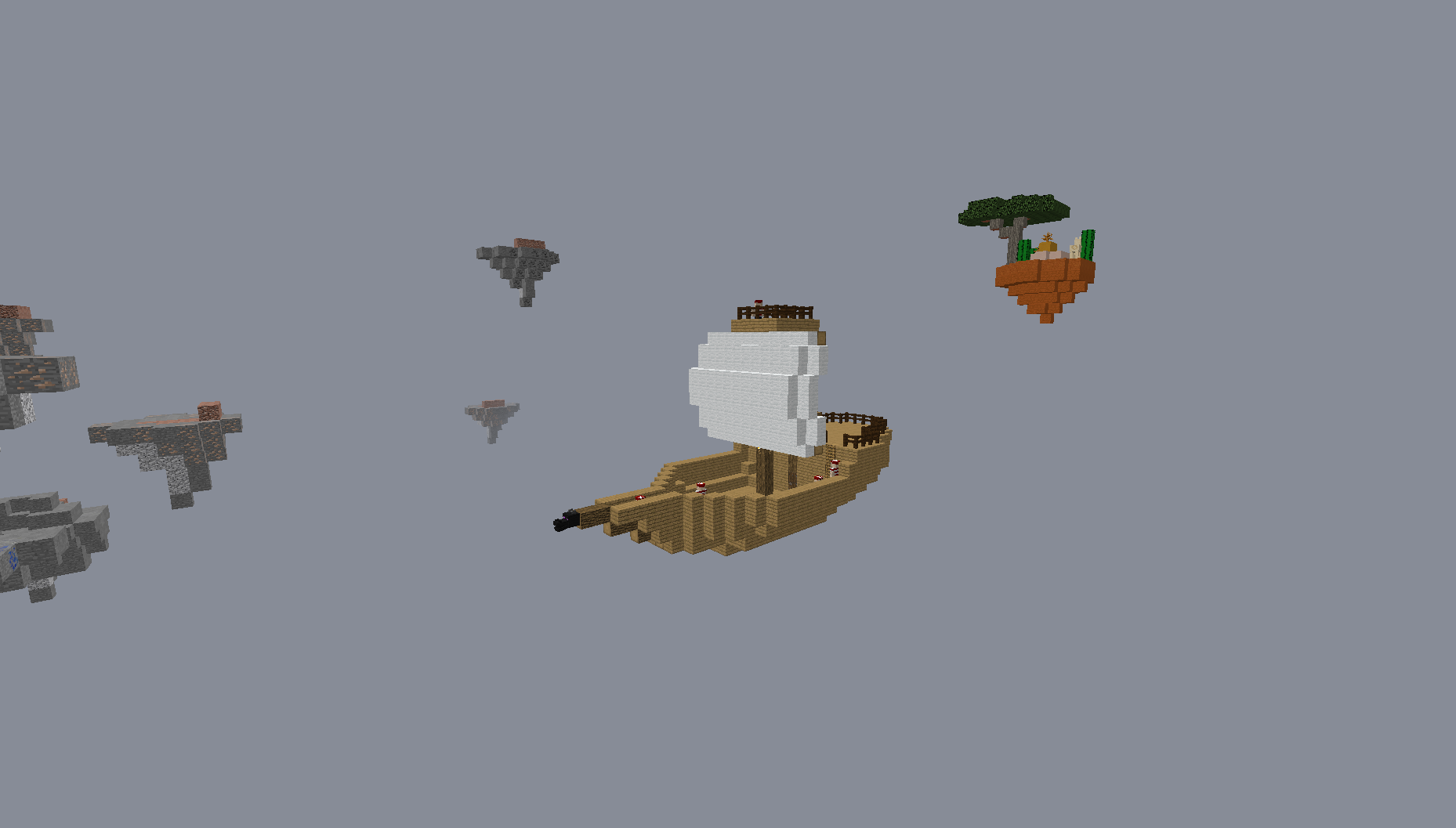 New Pirate Ship structure in ExtremeCraft 0.4.0