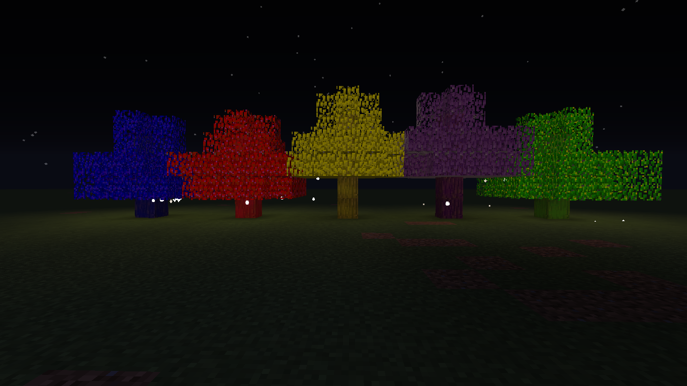 Glowing Trees