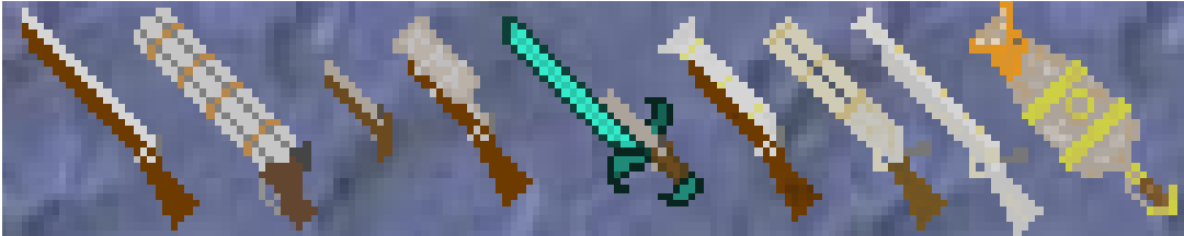 ranged weapons