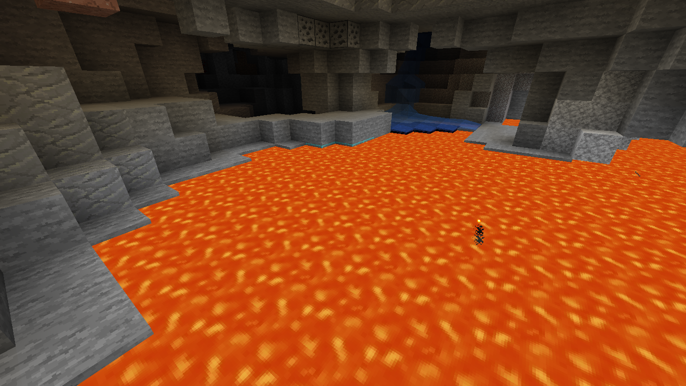 Diamond in lava 2