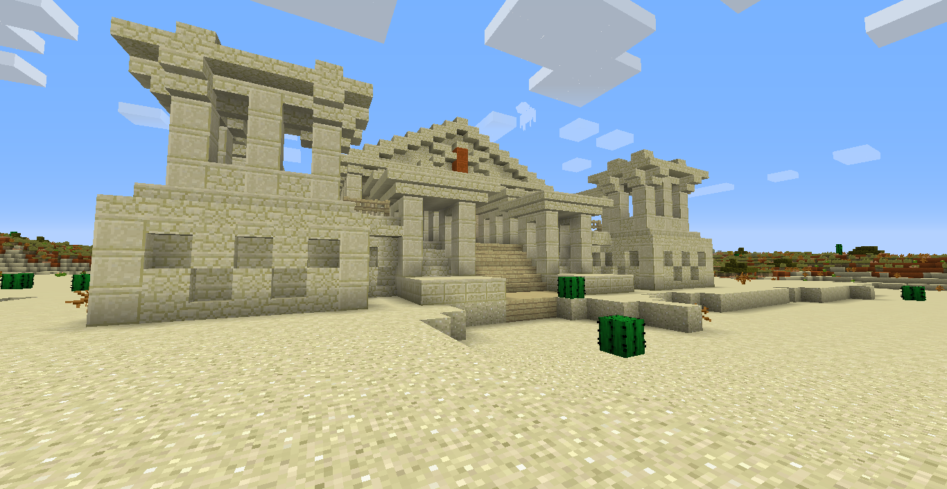 The desert Library provided by the Fossils and Archeology mod.