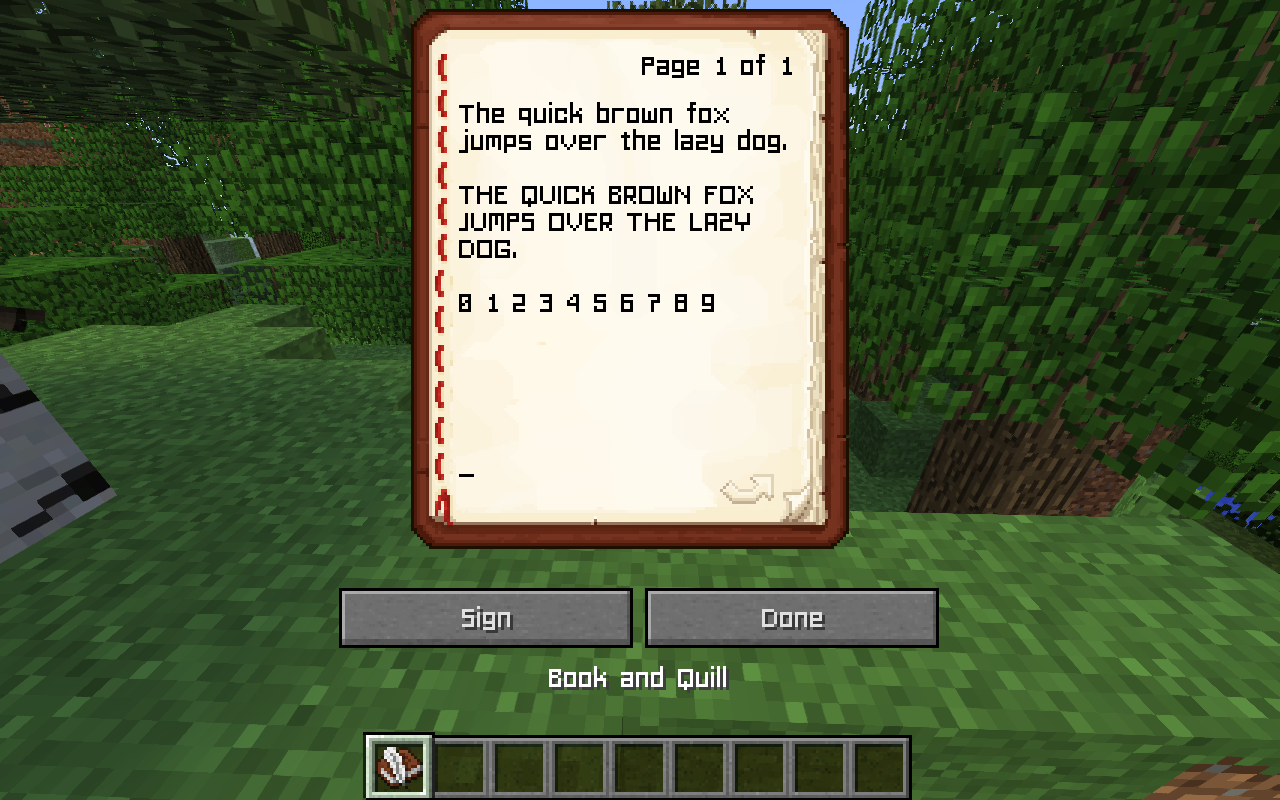 Arcade Font Minecraft Texture Pack