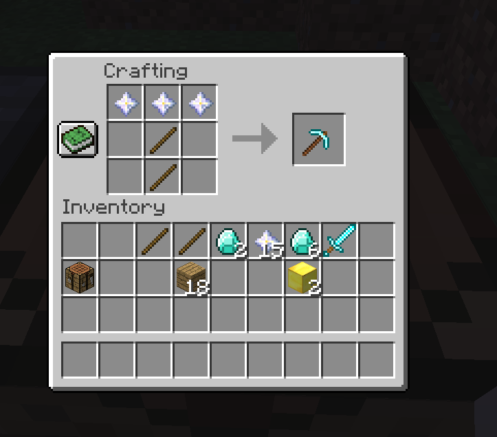 Nether star pickaxe