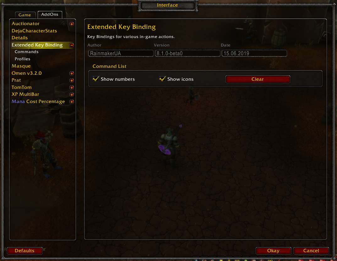 Extended Key Binding - World of Warcraft Addons - CurseForge