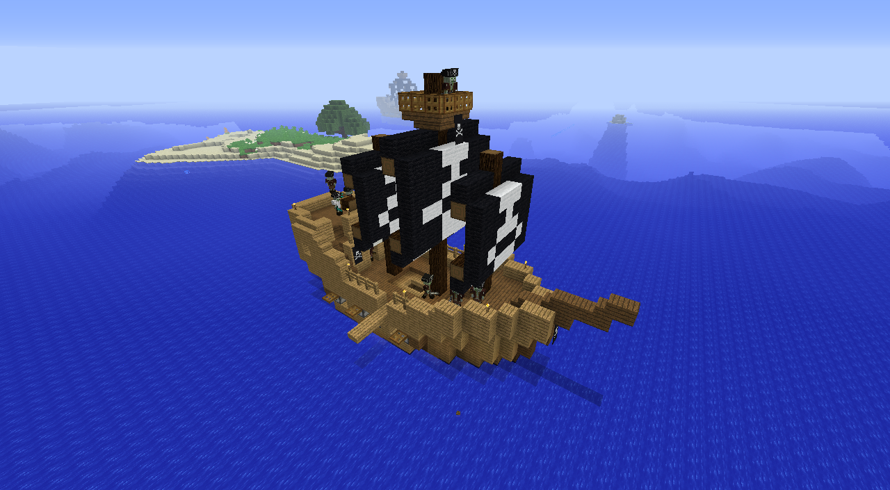 Replaces Quark's Pirate Ships with more interesting ones filled with more detail, more loot, and more difficulty in the pirates themselves.