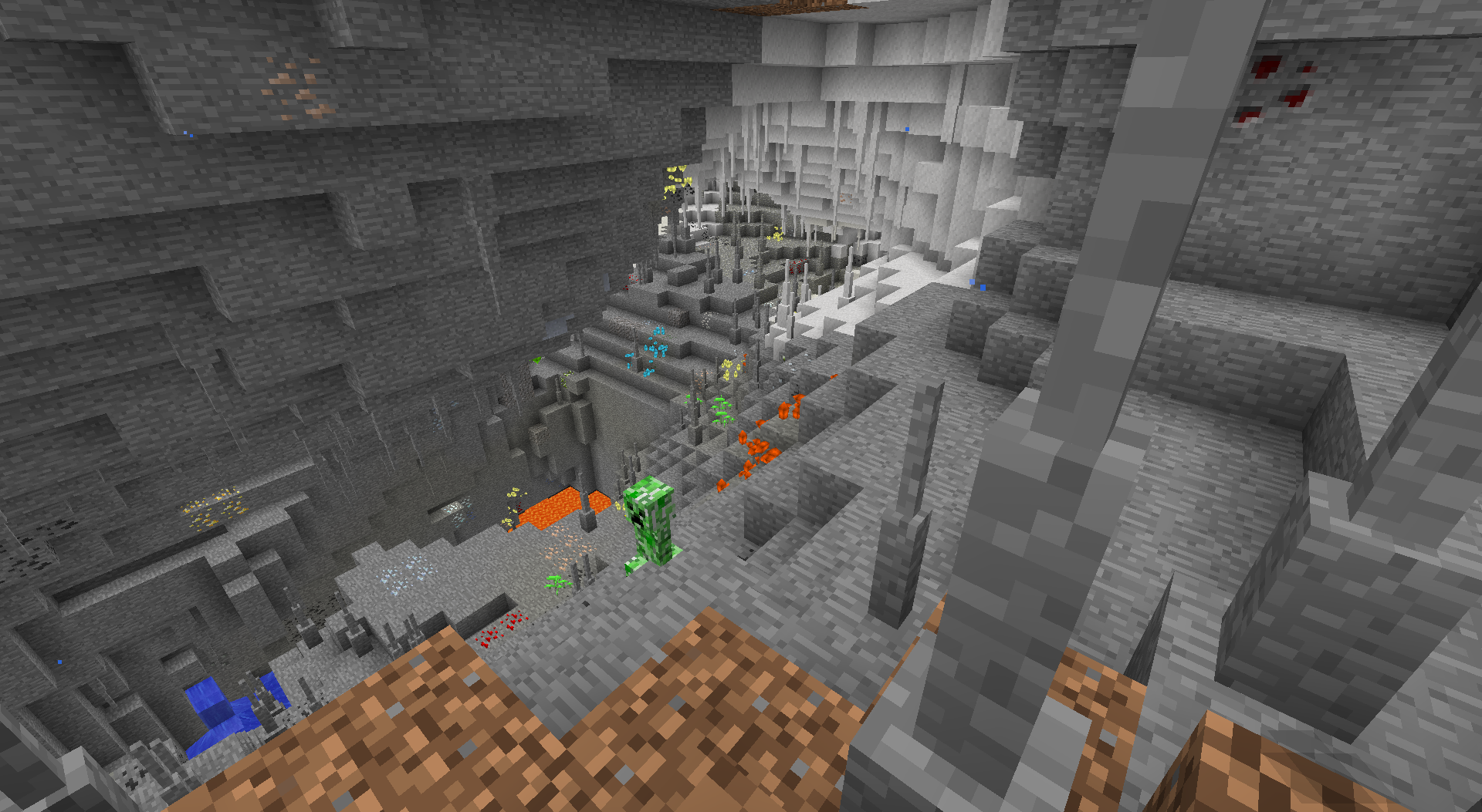 Lots of features combine into massive caves to spelunk.