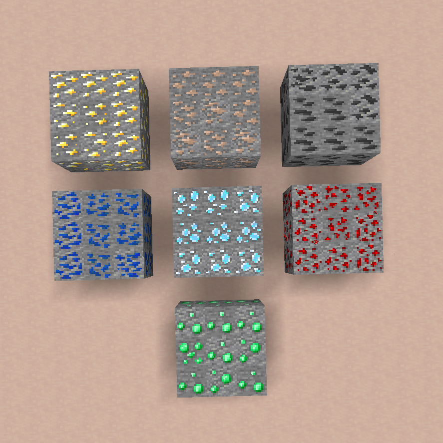 Varied ores