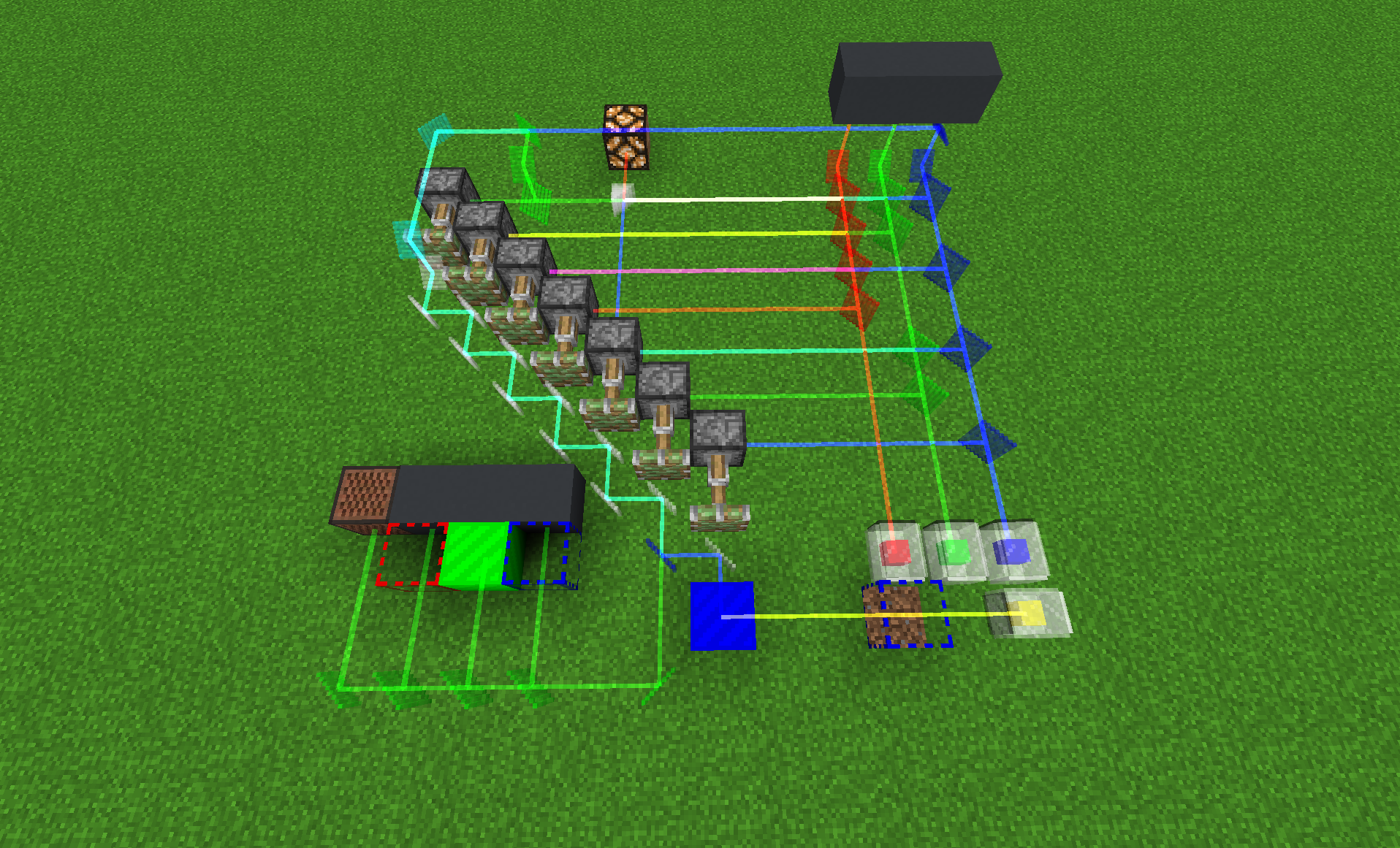 Showcasing the laser logic system