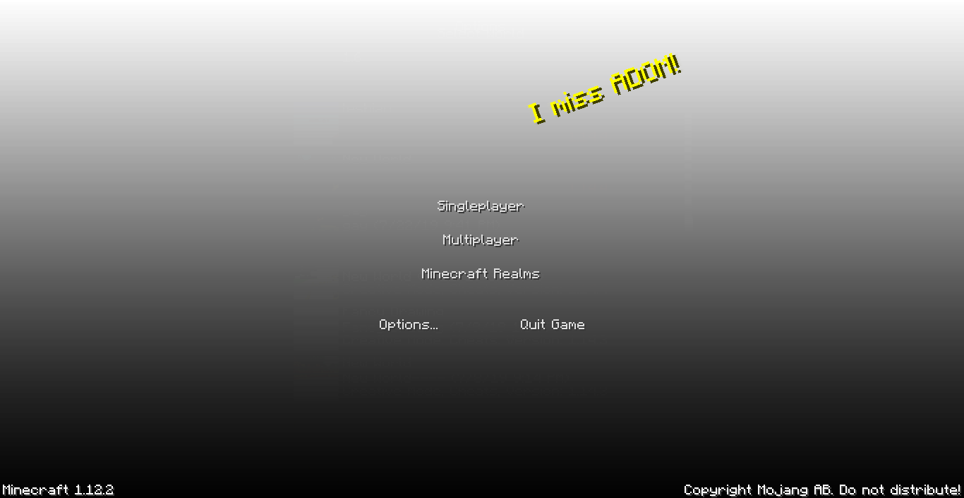 Title Screen (1.6.1 to 1.12.2) (before v1.1.0)