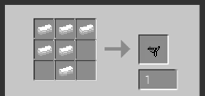 6 pieces of iron ingots