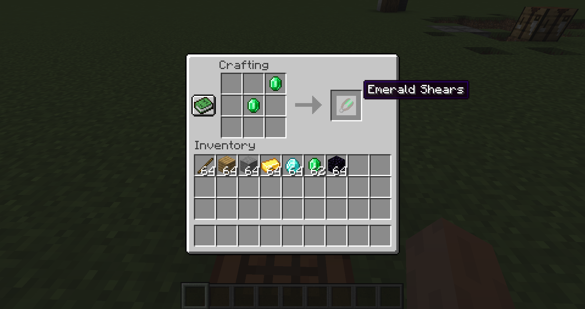 Emerald Shears crafting recipe