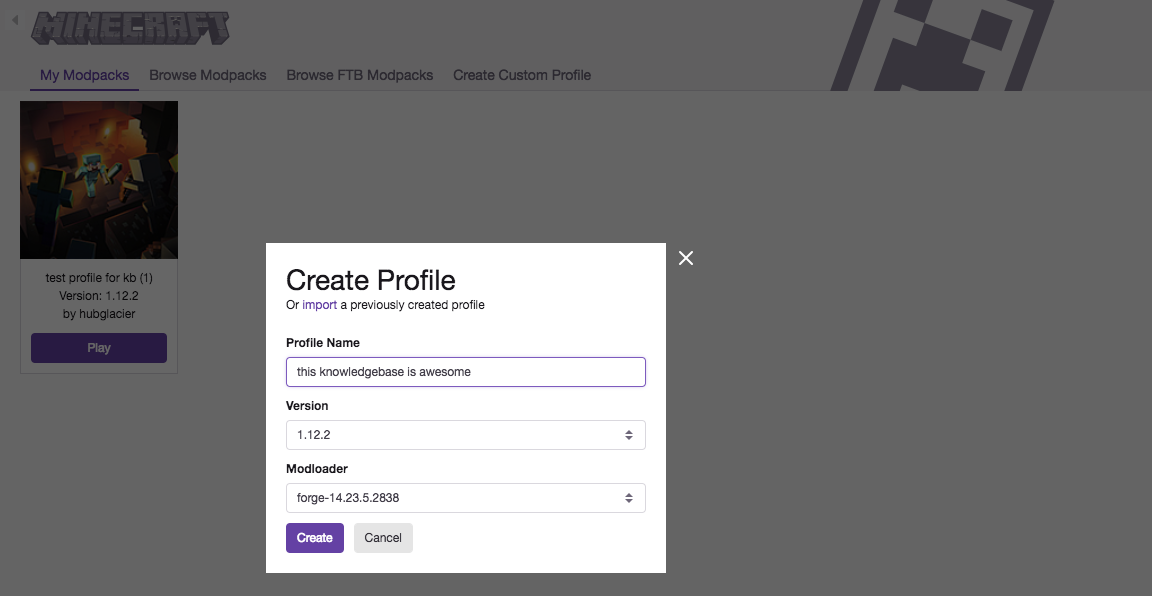 How To Create A Modpack Game Specific Support Knowledge Base Authors Curseforge