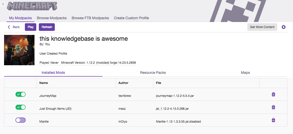 How To Create A Modpack Game Specific Support Knowledge Base Authors Curseforge