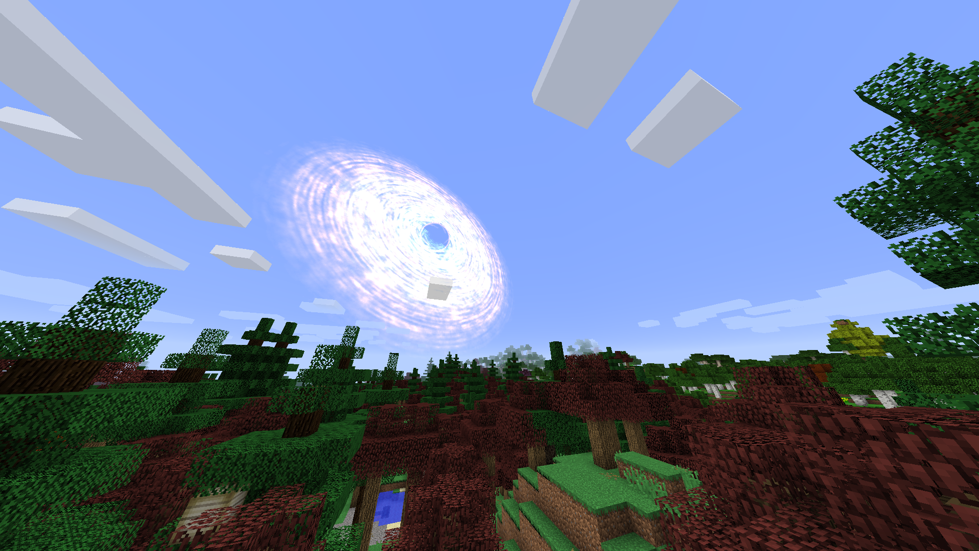 The sky in this modpack will be a little more interesting than what you are used to.