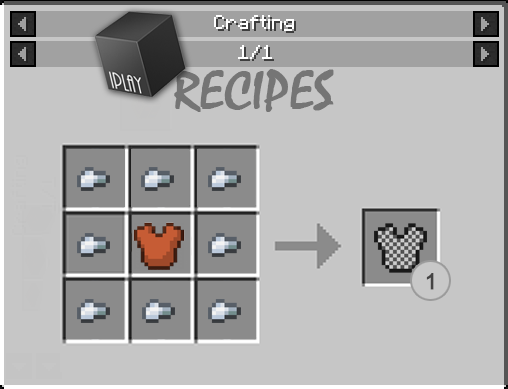 Chainmail Chestplate Recipe