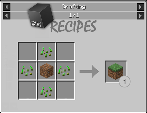 Grass Block Recipe