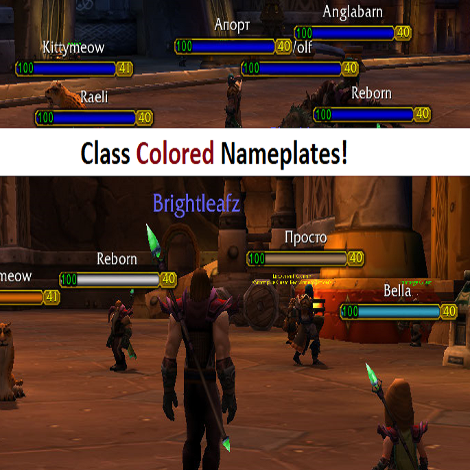 Class Colored Nameplates!