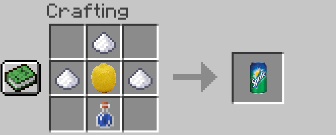 Sprite Crafting Recipe