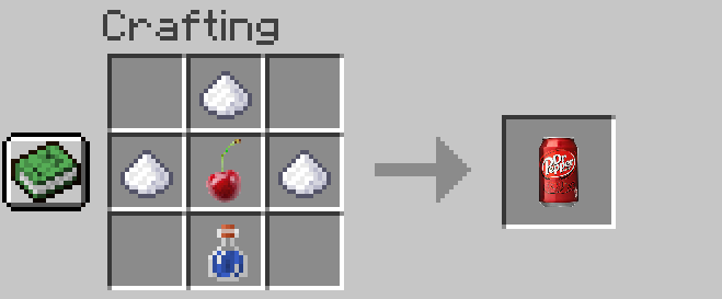 Dr Pepper Crafting Recipe