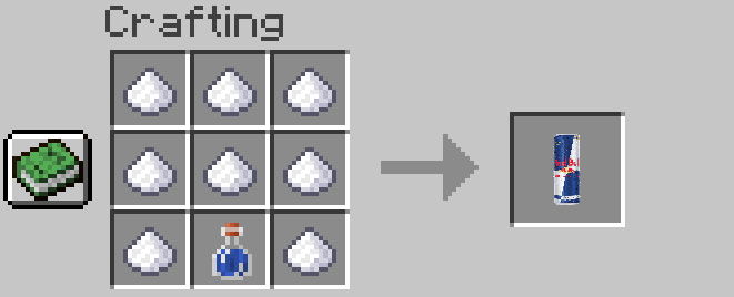 Red Bull Crafting Recipe