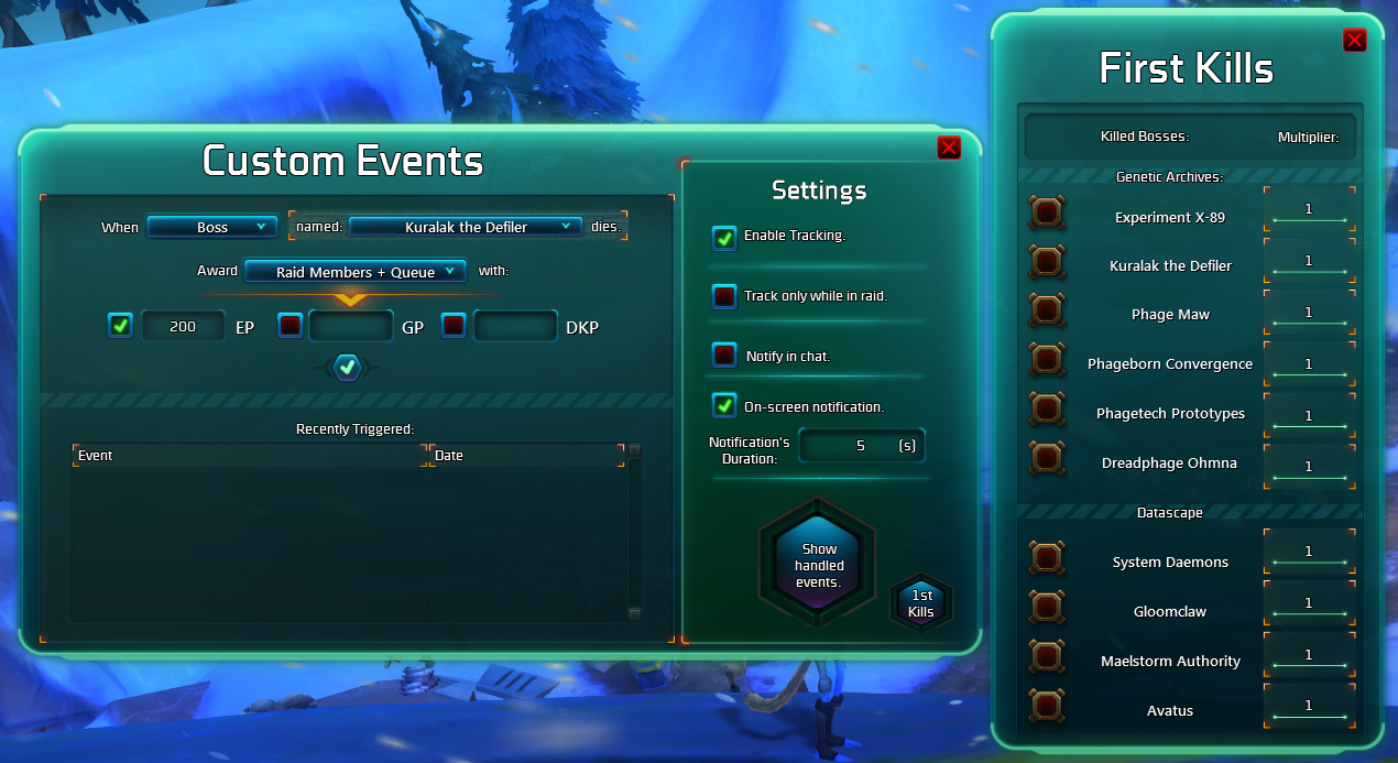 Custom Events