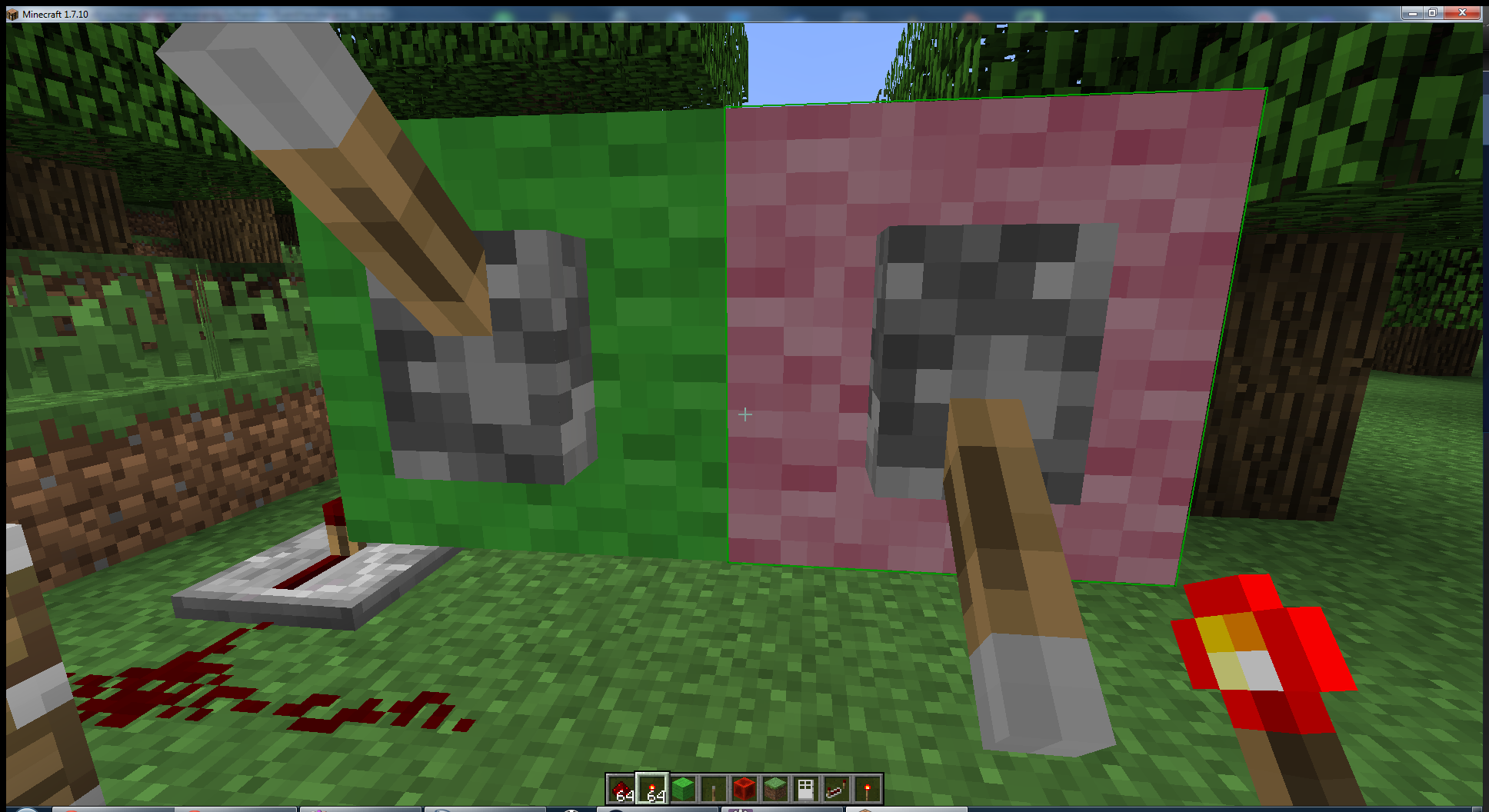 Have you ever wondered what Redstone Power (if any) was being applied to a block?
With this mod that is not any issue anymore! It will show you what level is being applied to the block.