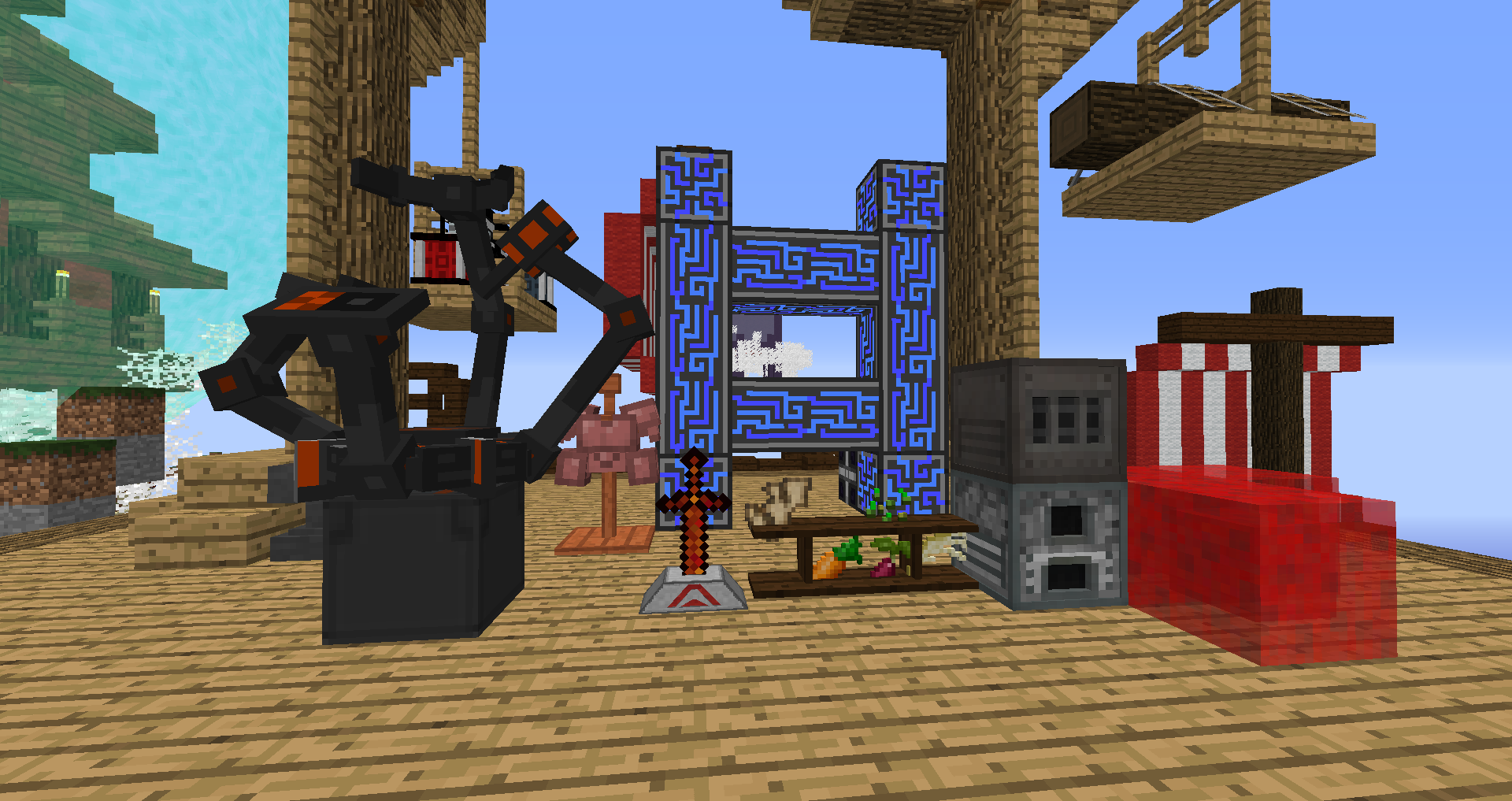 Various Items from the ModPack