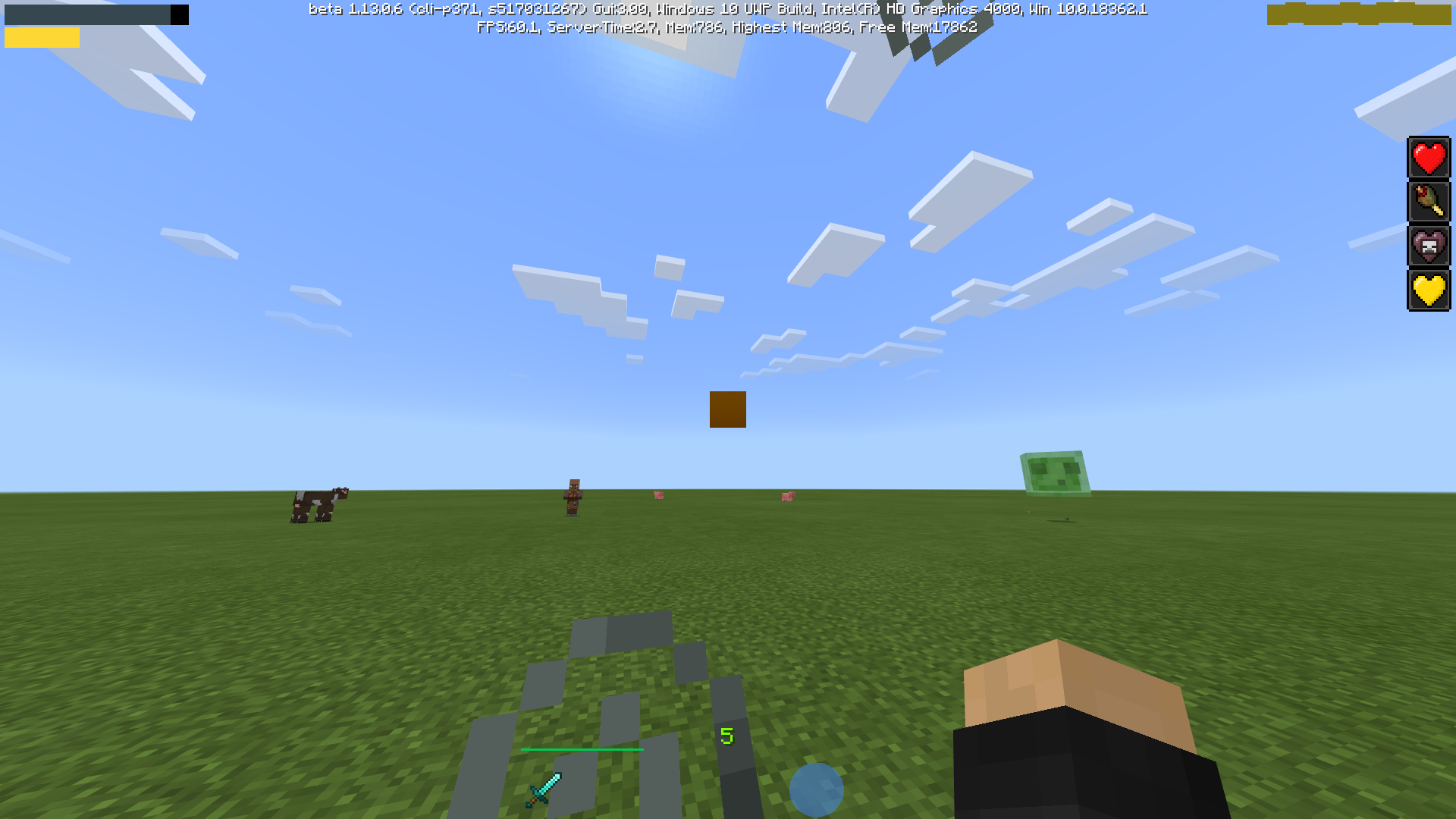 Material Design HUD Minecraft Bedrock Addons