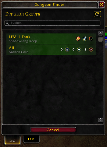 How to find a group in WoW Classic