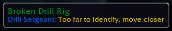 Tooltip when you're too far