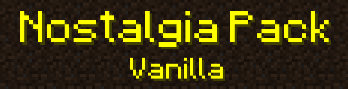 Beta Nostalgia Pack - Vanilla - Minecraft Modpacks - CurseForge