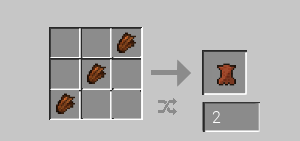 Craftable Leather Recipe