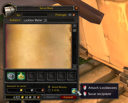 Lockbox Mailer World Of Warcraft Addons Curseforge