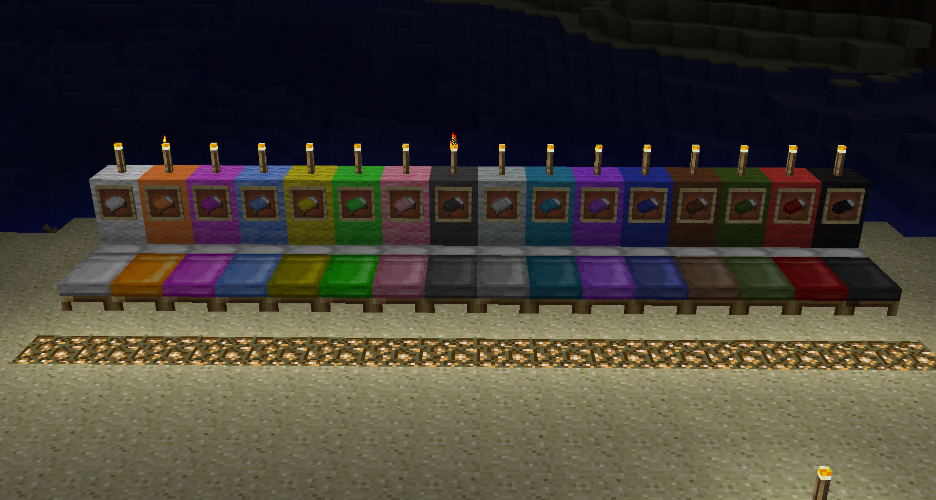 Minecraft Beta Beds Recolored