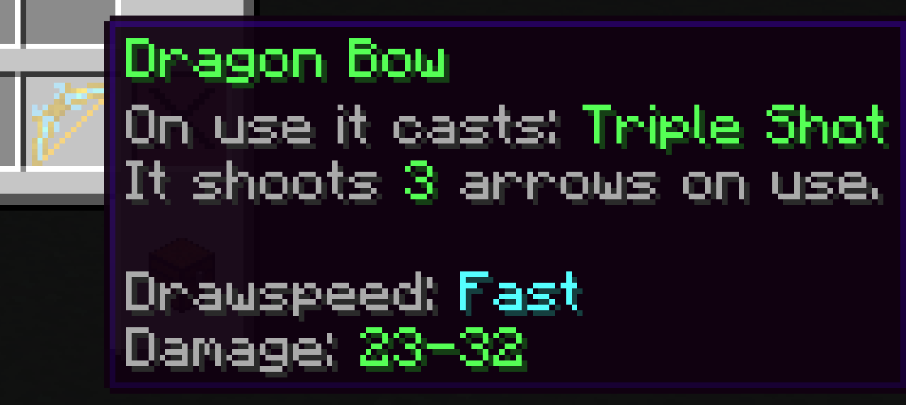 Dragon Bow - Tooltip