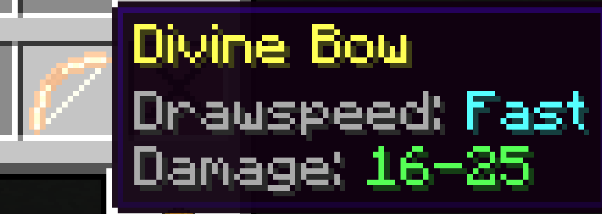 Divine Bow - Tooltip