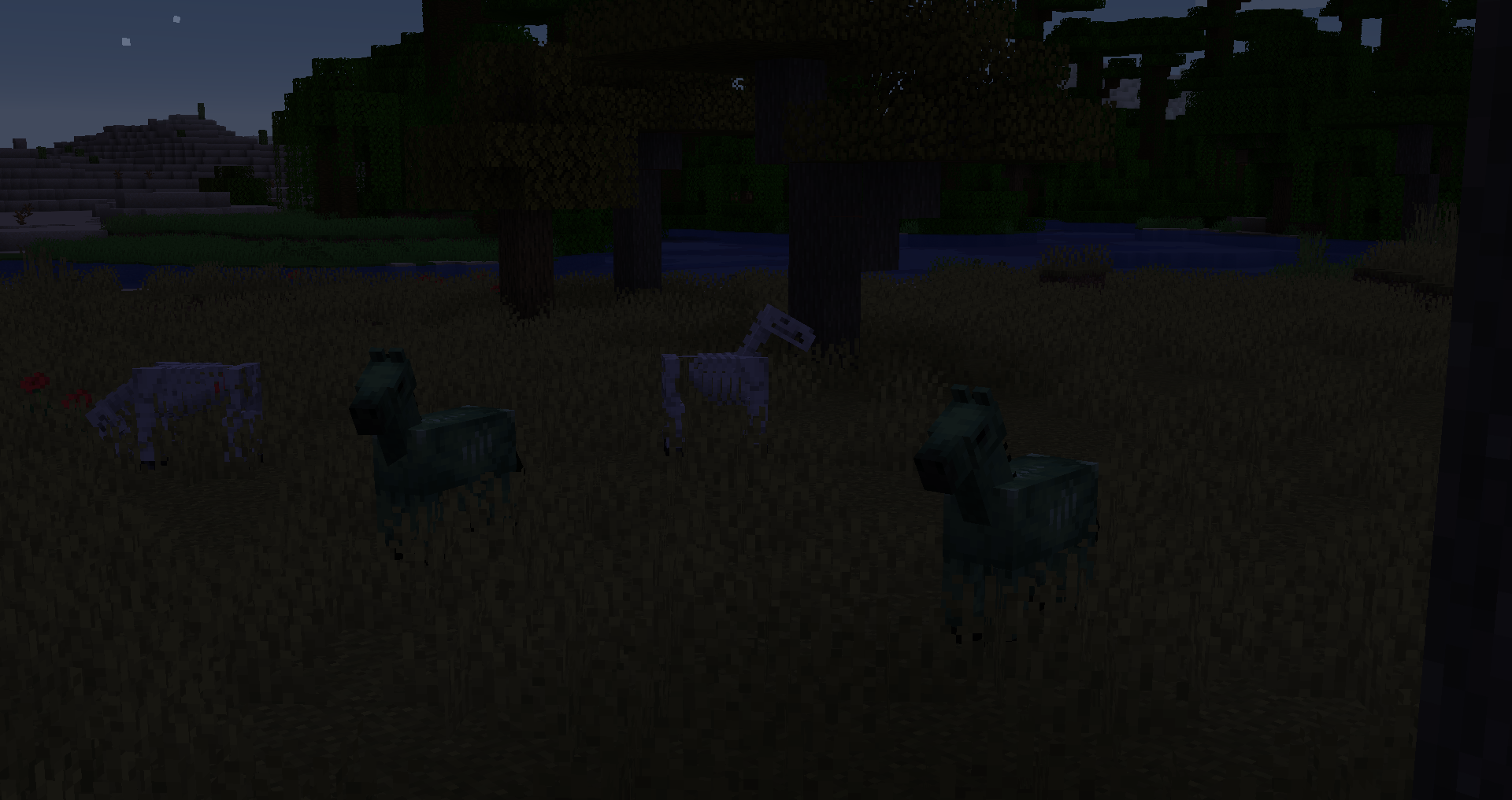 Undead Horses in the wild