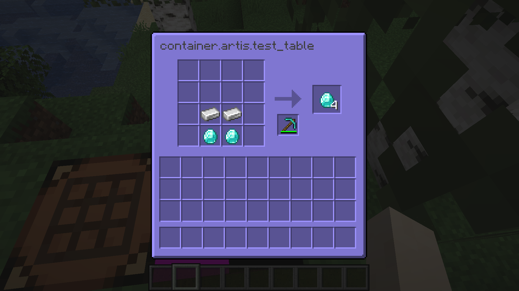 A tool in the catalyst slot will have durability consumed instead of being totally removed