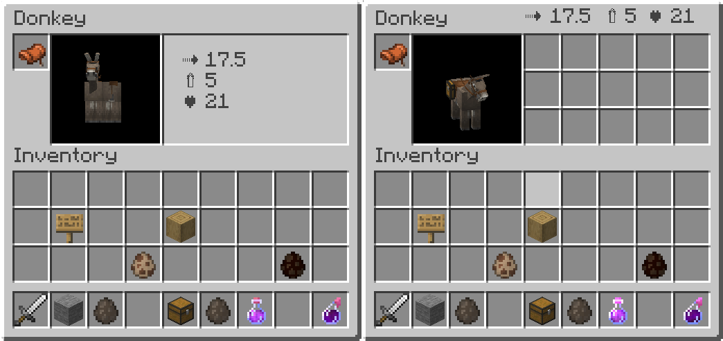 Donkey Inventory