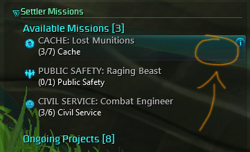 CACHE Missing Quest Button