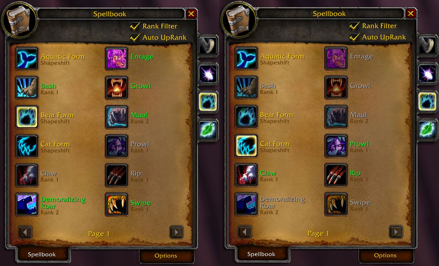 SpellBook Abridged for WoW Classic - World of Warcraft Addons - CurseForge