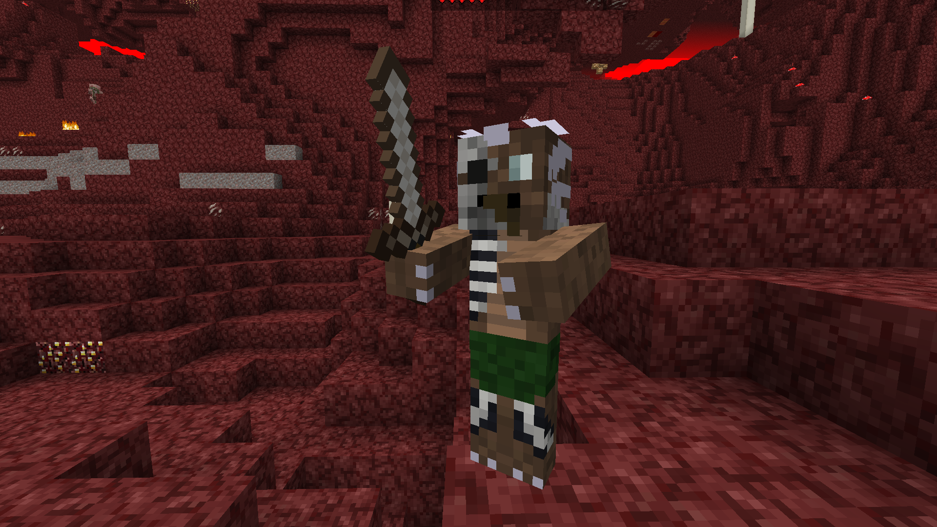 the new nether monster who uses a new quartz sword