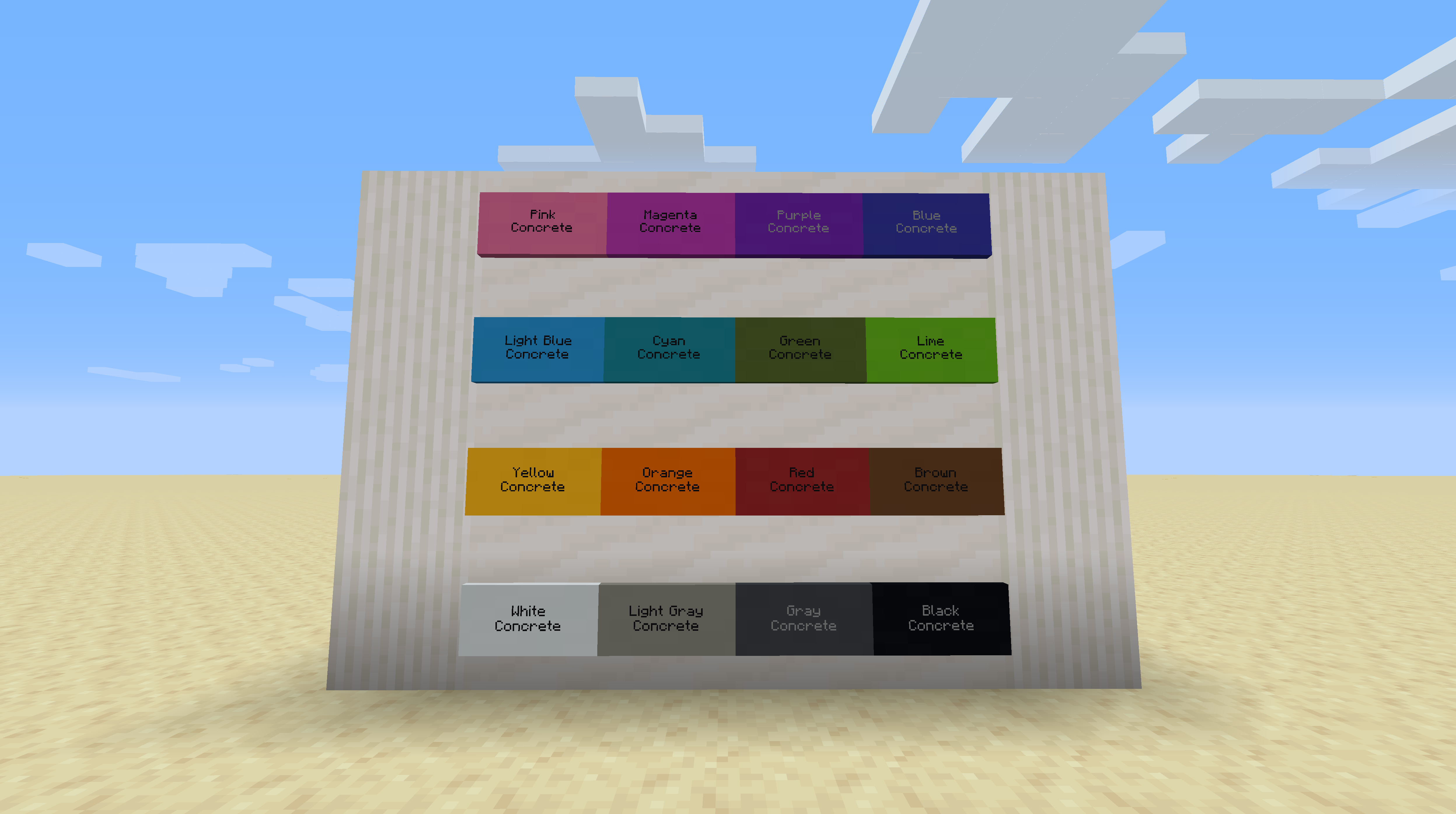 White Concrete Minecraft 1 16 5 Release candidates can corrupt your ...